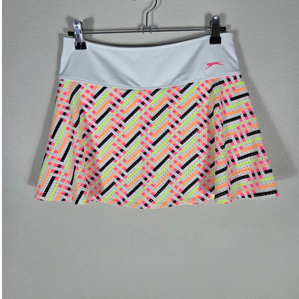 Slazenger Golf Tennis Pickleball Skort Size Small White Yellow Pink Black Orange